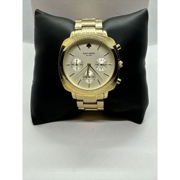 Kate Spade New York 0100 Women\'s Gold Stainless Steel Analog Dial Watch JNA160